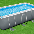Бассейн каркасный Bestway, 412х201х122 см, Power Steel, 56457, фильтр-насос, лестница, 8124 л, ремкомплект - фото 2