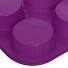 Форма для запекания силикон, 17.5х30 см, прямоугольная, 6 маффинов, фиолетовая, Y3-1317 - фото 3
