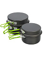Набор посуды походный, алюминий, 4 предмета, 2 кастрюли, 2 сковороды, T2022-914 - фото 2