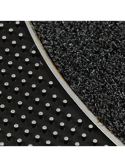 Коврик грязезащитный, 40х70 см, прямоугольный, резина, в ассортименте, Добро пожаловать травка, Y4-5166