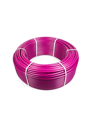 Труба для теплого пола диаметр 20х2 мм, 5-слойная, фиолетовая, 200 м, PE-RT EVOH, РосТурПласт