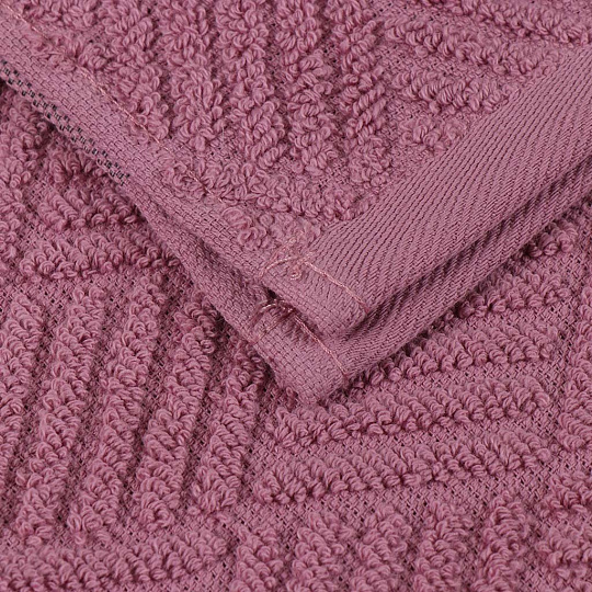 Полотенце кухонное махровое, 30х50 см, 450 г/м2, 100% хлопок, Barkas, Листопад, сухая роза, Узбекистан