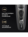 Электробритва аккумуляторная, Polaris, PMF 1016RC, сеточная, сухое/влажное бритье, 5 Вт, 0.8 А.ч, 4 бритвенные головки, wet&amp;amp;dry 7D PROF - фото 6