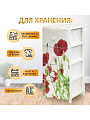 Комод 4 ящика, Маки, 47х40х98 см, Элластик-Пласт - фото 6