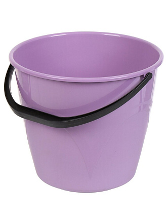 Ведро пластик, 4.5 л, в ассортименте, хозяйственное, Илан-пласт, 00-00000245