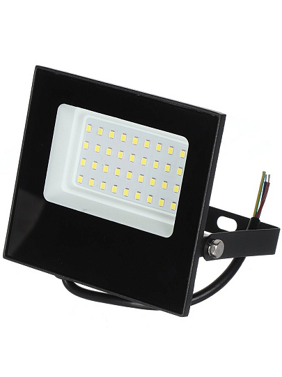 Прожектор светодиодный, Lofter, LG172L-50W2, 50 Вт, 6400 К, IP65, 3000 Лм, черный