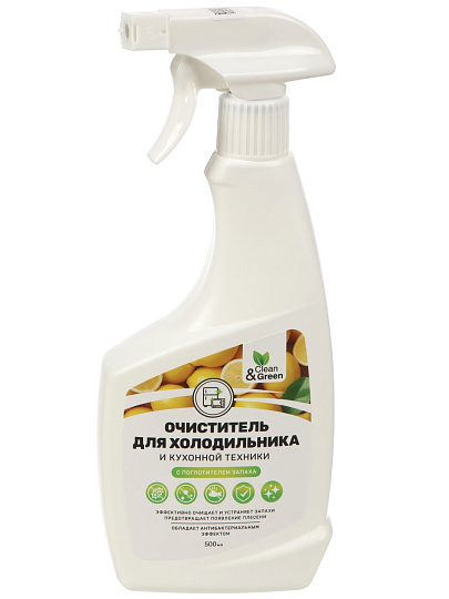 Чистящее средство для холодильника, Clean&amp;Green, спрей, 500 мл, с поглотителем запаха, CG8426