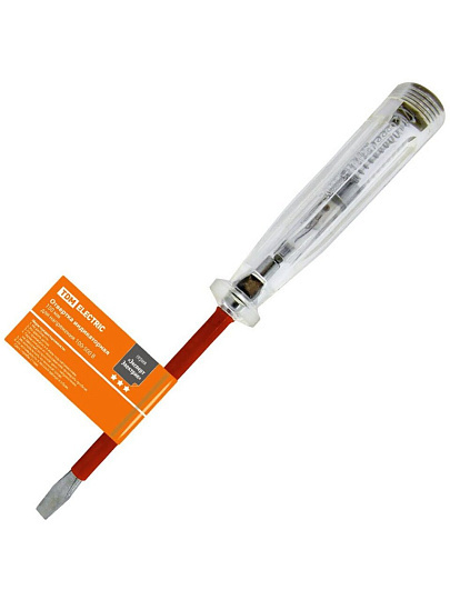 Отвертка-пробник TDM Electric, 150 мм, индикатор, ЭкспертЭлектрик, SQ1015-0002