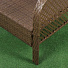 Мебель садовая Green Days, бежевая, стол, 105х60х48 см, 2 кресла, 1 диван, подушка, 130 кг, FFSET-1008 - фото 5