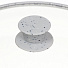 Крышка для посуды стекло, 24 см, Daniks, Мрамор, кнопка бакелит, силикон, серая, с силиконовым ободом, HA340 - фото 3