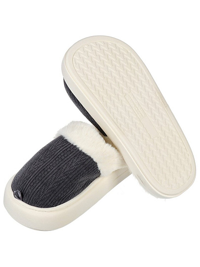 Тапки для женщин, синие, р. 38-39, закрытые, вязаные, A210052