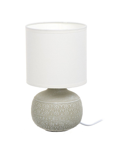 Светильник настольный E14, зеленый, абажур белый, RL-TL003-4