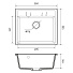 Мойка кухонная врезная, GranFest, Quadro, искусственный мрамор, 558х498 мм, + сифон, песочная, GF-Q-561 - фото 3