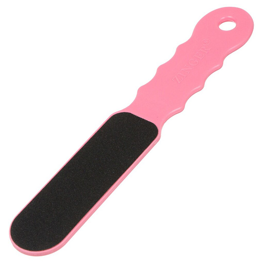 Терка для стоп двухторонняя, наждак, розовая, Cosmake, zo-RA-72 Pink