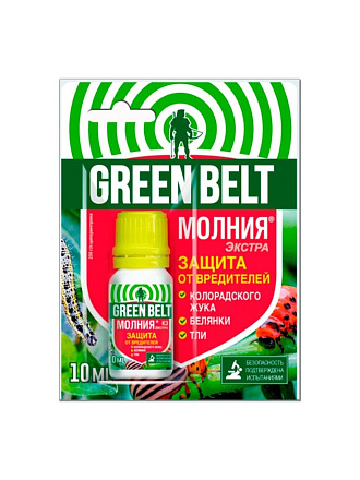 Инсектицид Молния Экстра, от колорадского жука, тли, белянки, жидкость, 10 мл, Green Belt