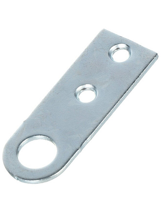 Проушина для навесного замка прямая, 40х90 мм, оцинкованная, d20 мм, Кунгур, 4 121