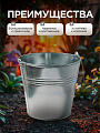 Ведро металл, оцинкованное, 12 л, хозяйственное, Шуйская посуда - фото 3