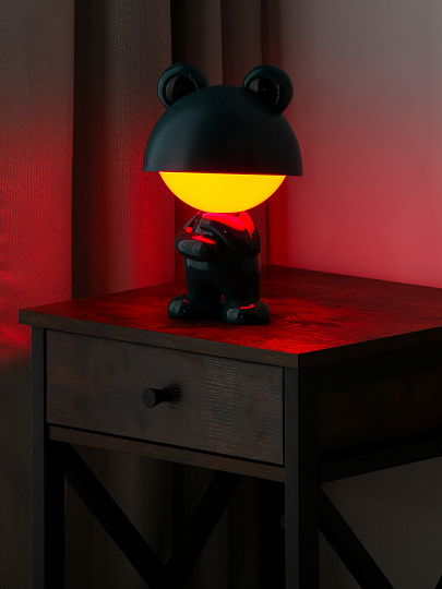 Ночник ФАZА, Фроки, пластик, 3 Вт, 4000К, 7 режимов, зеленый, 5061156