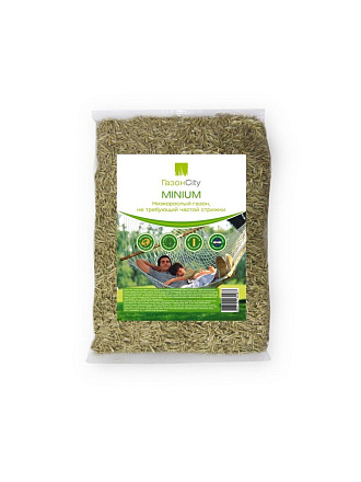 Семена Газон, MINIUM, 300 г, пакет, ГазонCity