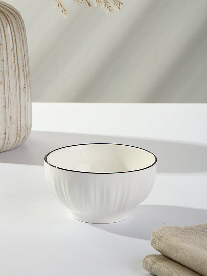 Салатник фарфор, круглый, 11.5х6 см, 0.3 л, Мираж, МФК, MFK21166