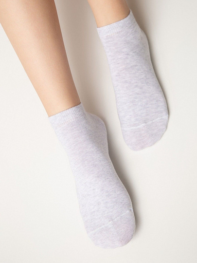 Носки жен, хлопок, CE 3DSOCKS, 000, св-сер, р.25-27, 24С-3СП, короткие