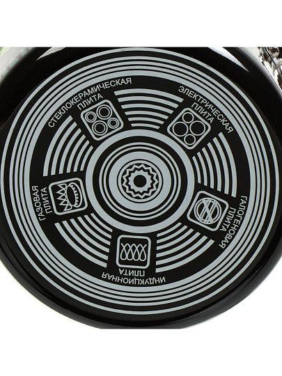 Набор посуды эмалированная сталь, 3 предмета, кастрюли 2.4,3.4,5 л, индукция, Керченский металлургический завод, Тропическая ночь-5-1-Элит