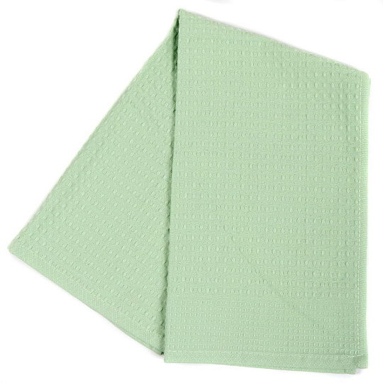 Полотенце кухонное вафельное, 35х60 см, Belezza, Элиза, светло-зеленое, Узбекистан, 6140586