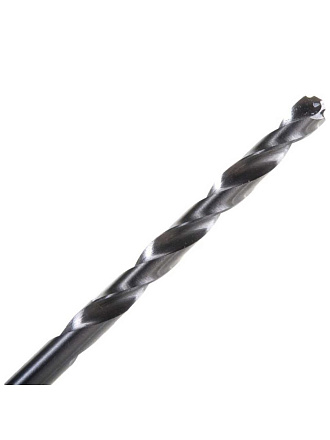 Сверло по металлу, фрезерованное с шаговой заточкой, Hardcore, Step Cutter, диаметр 4.8х86 мм, цилиндрический хвостовик, 140048