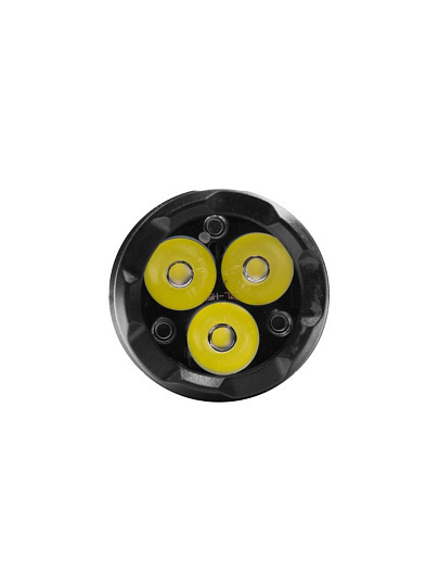 Фонарь ручной, встроенный аккумулятор, Camelion, LED29358, зарядка от USB, пластик, черный, 3 LED, 3 Вт, 5 режимов, Type - C, блистер, 16021