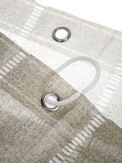 Штора для ванн 180х180 см, PEVA, Серые квадраты, Y4-11161