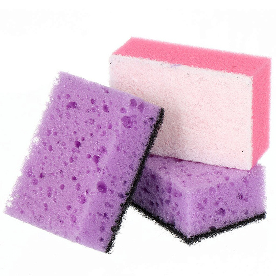 Губка для посуды 10 шт, Combi, крупнопористая, Эргопак, 847104