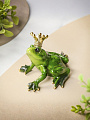 Фигурка декоративная полистоун, Лягушка царевна, 9 см, Y4-9102