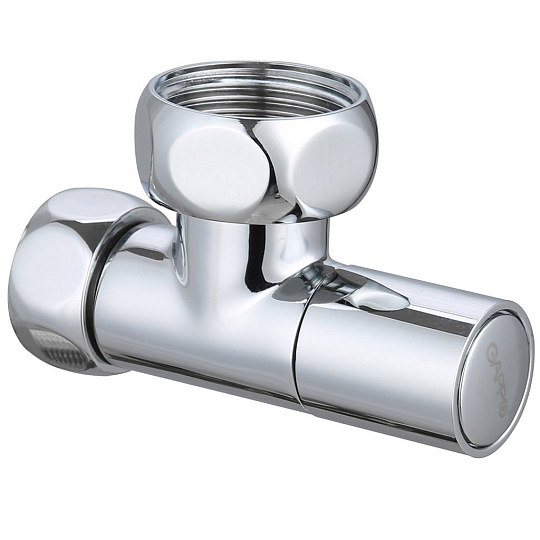 Кран для полотенцесушителя 1&quot;х3/4&quot;, Г-Г, хром, 2 шт, Gappo, G474.0506, угловой