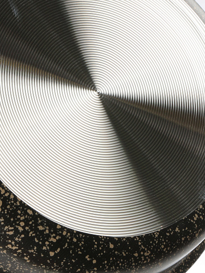 Сковорода алюминий, 14 см, антипригарное покрытие, Vari, HouseLoft, черный гранит, HL17114