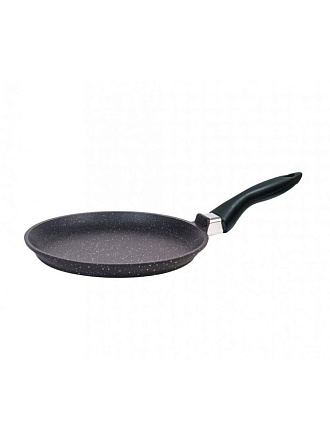 Блинница алюминий, 24 см, антипригарное покрытие, Мечта, Гранит black Induction, 14802И, бакелитовая ручка, индукция