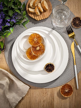 Блюдо керамика, сервировочное, круглое, 24.5 см, Y4-8300