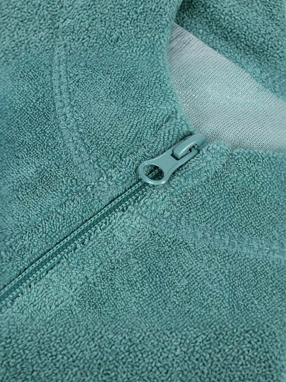 Халат женский, махровый, 80% хлопок, 20% полиэстер, светло-зеленый, 48, Багира, LX 13-005/1