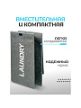 Корзина для белья, 33х33х53 см, прямоугольная, полиэстер, серая, Y6-6567 - фото 3