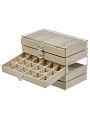 Шкатулка для украшений, полимер, 23.5х13.5х17 см, бежевая, A320024 - фото 10