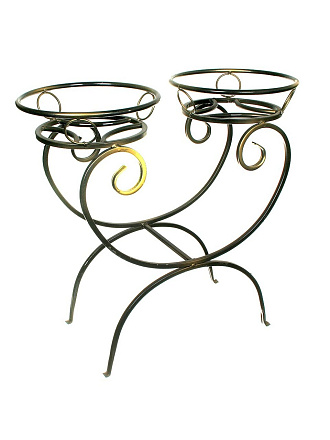 Цветник Дуэт круг 7, напольный, металл, 52 х 52 х 22 см