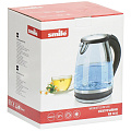 Чайник электрический стеклянный Smile WK 5410, 1.7 л, 2.2 кВт, черный - фото 5