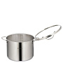 Кастрюля нержавеющая сталь, 8 л, крышка стекло, Daniks, Профессионал, GS-01338-24HCA, индукция - фото 5