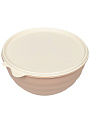 Миска пластик, круглая, 7.2 см, 0.85 л, с крышкой, Wave, Бытпласт, С32280
