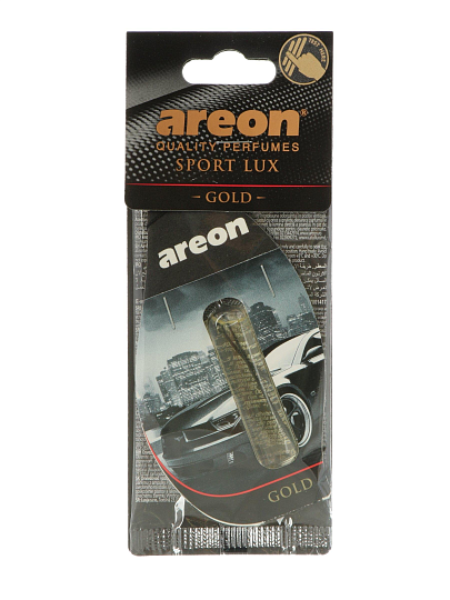 Ароматизатор в машину подвесной, гелевый, Areon, Liquid Lux Sport Gold, 5 мл, 46341