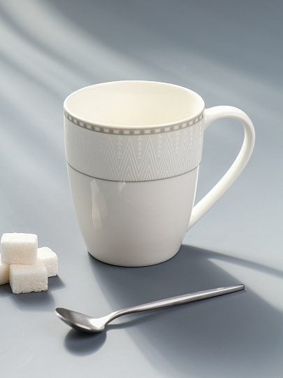 Кружка фарфор, 360 мл, Iconic, Fioretta, TDM694