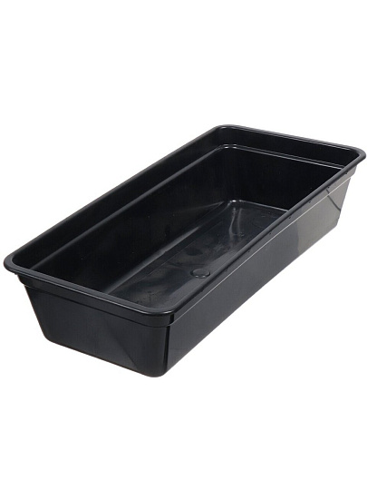 Ящик для рассады 500х200х100 мм, Урожай-3М, черный