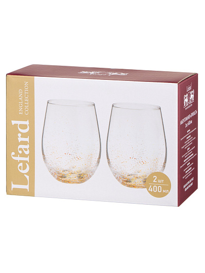 Стакан для виски 520 мл, стекло, 2 шт, Lefard, Sparkles, 685-126