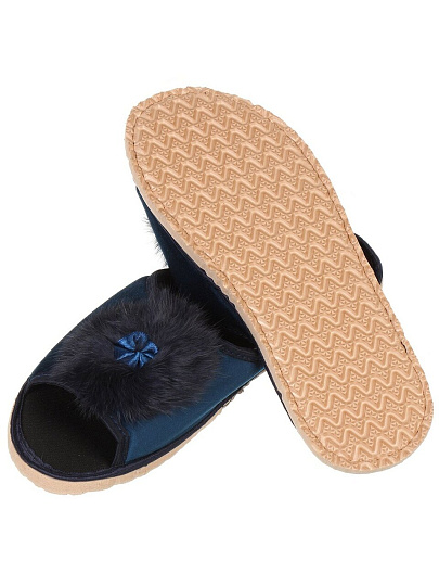 Тапки для женщин, текстиль, в ассортименте, р. 39, открытые, 018