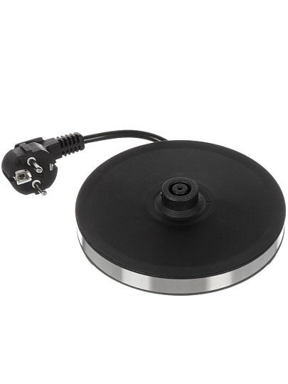 Чайник электрический Sakura, SA-2179DBK, черный, 1.7 л, 2200 Вт, скрытый нагревательный элемент, нержавеющая сталь, пластик