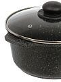 Кастрюля алюминий, антипригарное покрытие, 3 л, крышка стекло, круглая, Гурман, Fit - фото 4